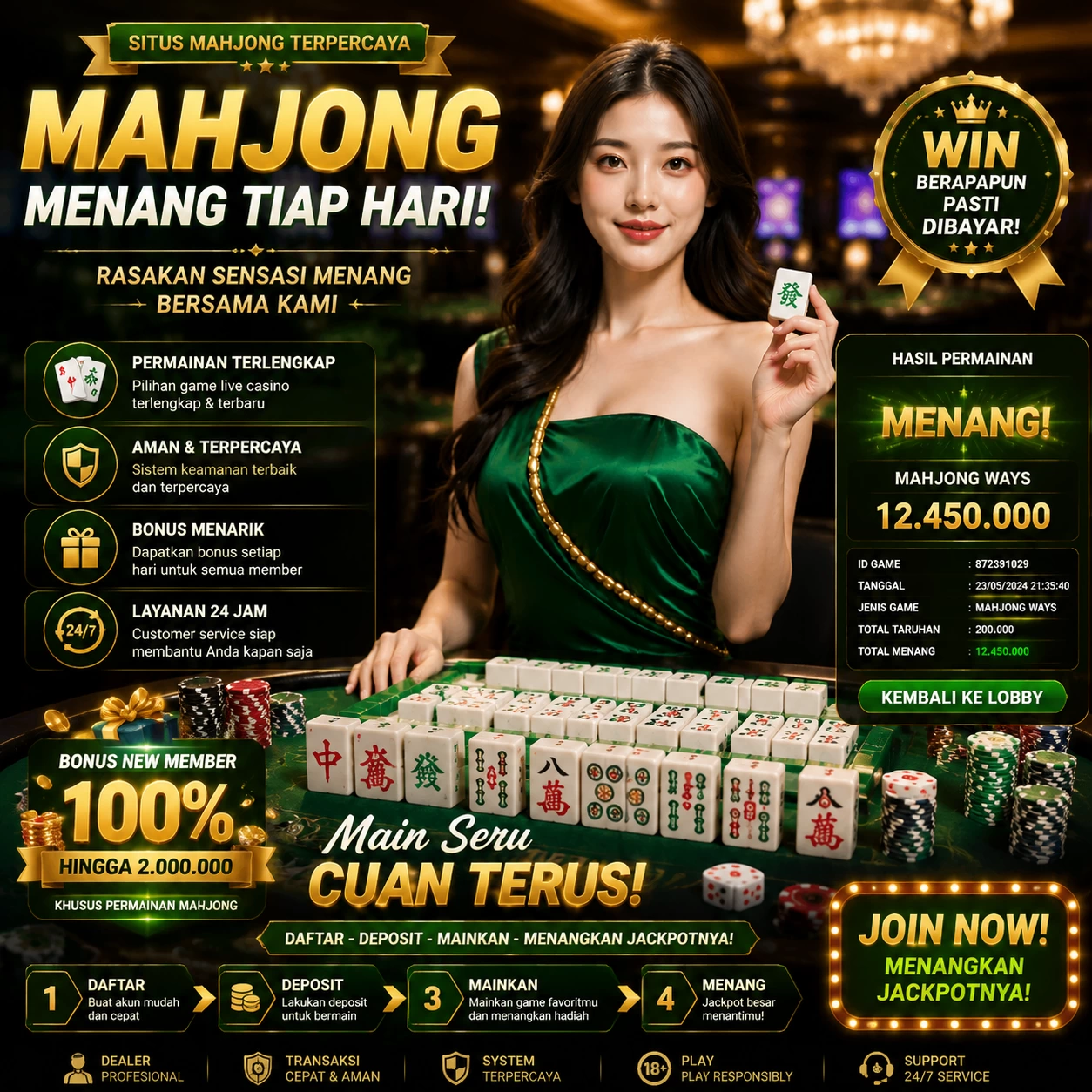 Main olxtotof.com Menang Jackpot Besar